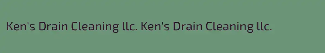 Ken's Drain Cleaning llc. Ken's Drain Cleaning llc.